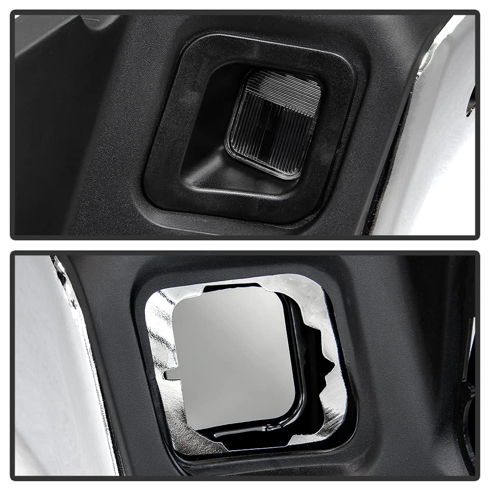 ACANII Chrome Rear Bumper Complete Assembly for 2009-2018 Dodge Ram 1500 - Dual Exhaust Compatible, No Sensor Holes, Corner Step Design | Perfect for Truck Upgrades, Off-Road Adventures & Enhanced Vehicle Protection