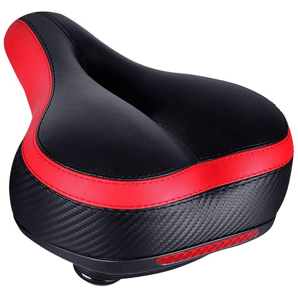 Comfortable Universal Bike Seat Cover - Padded Cycling Saddle Cushion for Men & Women - Waterproof Wide Bicycle Seat Accessories (Multicolor, One Size) - Perfect for Commuting, Road Bikes & Outdoor Cycling
