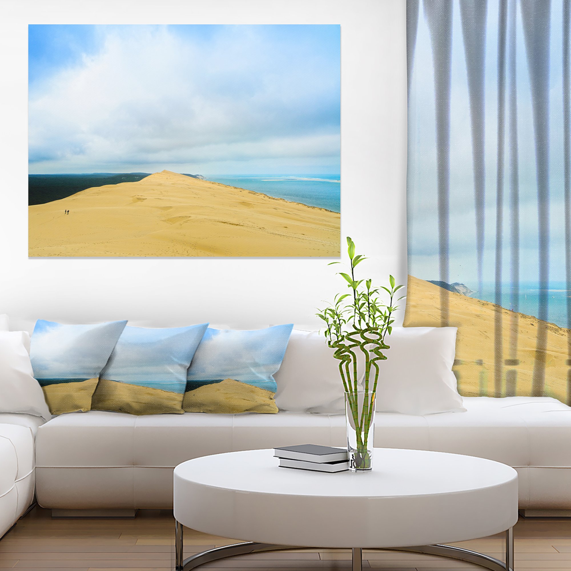 Stunning Cala Violina Bay Beach Tuscany Oversized Landscape Wall Art Print - Coastal Italy Scenery for Living Room, Bedroom & Office Decor