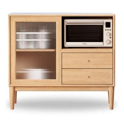 39.4х17.7х35.8 inch / 100.4x45x91.2сm / Natural wood color / Slate sideboard