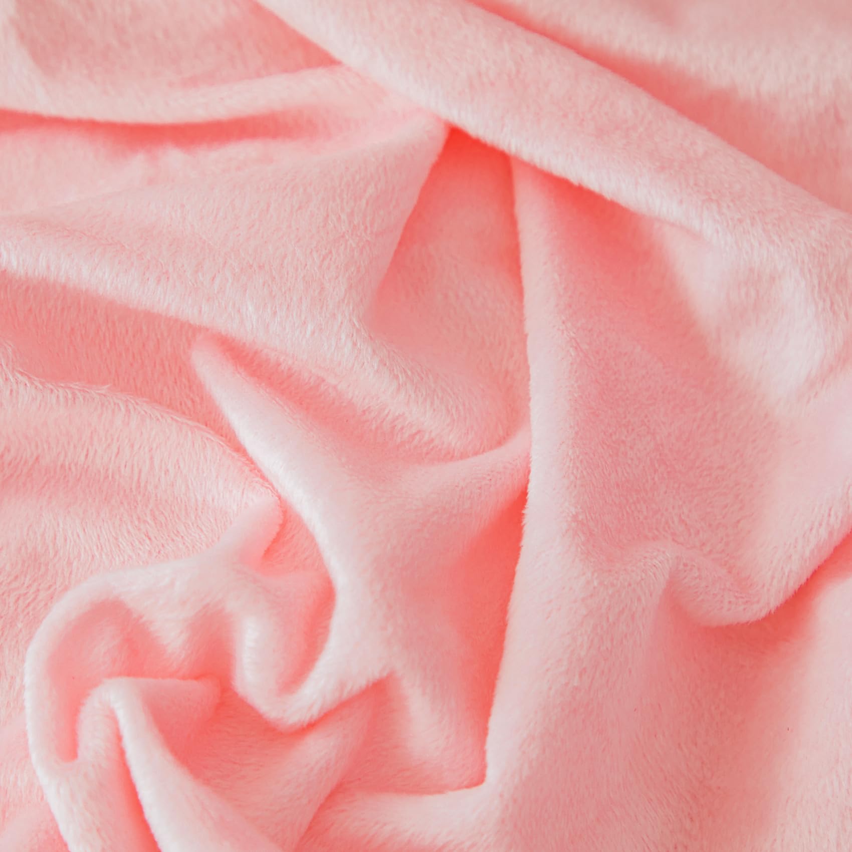 Fluffy Pink Faux Fur Comforter Cover Set - Ultra Soft Plush Bedding 3 Piece Set (1 Duvet Cover + 2 Pillowcases) for Queen Size Bed - Cozy Winter Bedroom Decor & Luxury Home Essentials