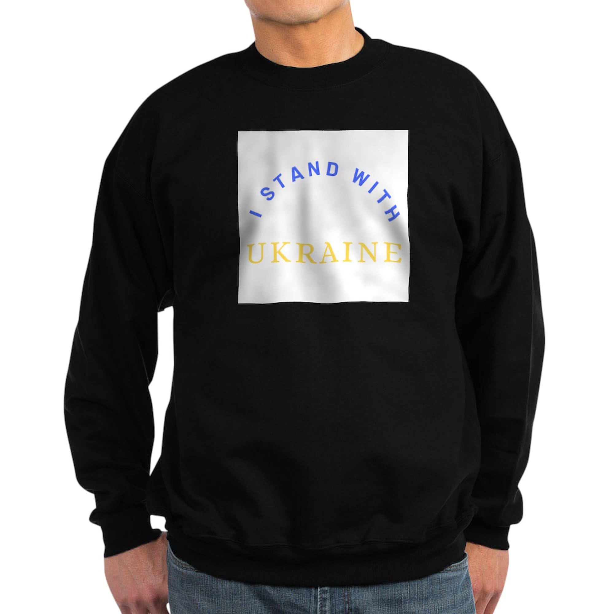 Solidarity with Ukraine Sweatshirt - Classic Crew Neck Pullover for Men & Women | Comfortable Casual Wear for Protests, Fundraisers & Showing Support