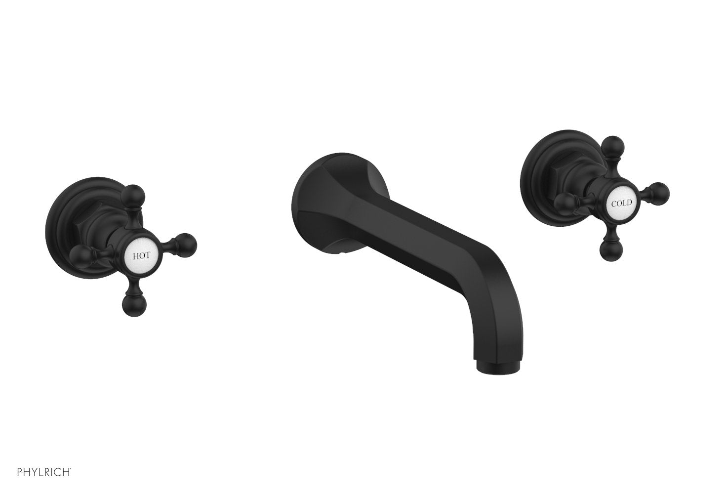 HEX TRADITIONAL Wall Mounted Lavatory Sink Set 500 11 - Perfect for Bathroom, Powder Room, and Guest Bathroom Decor