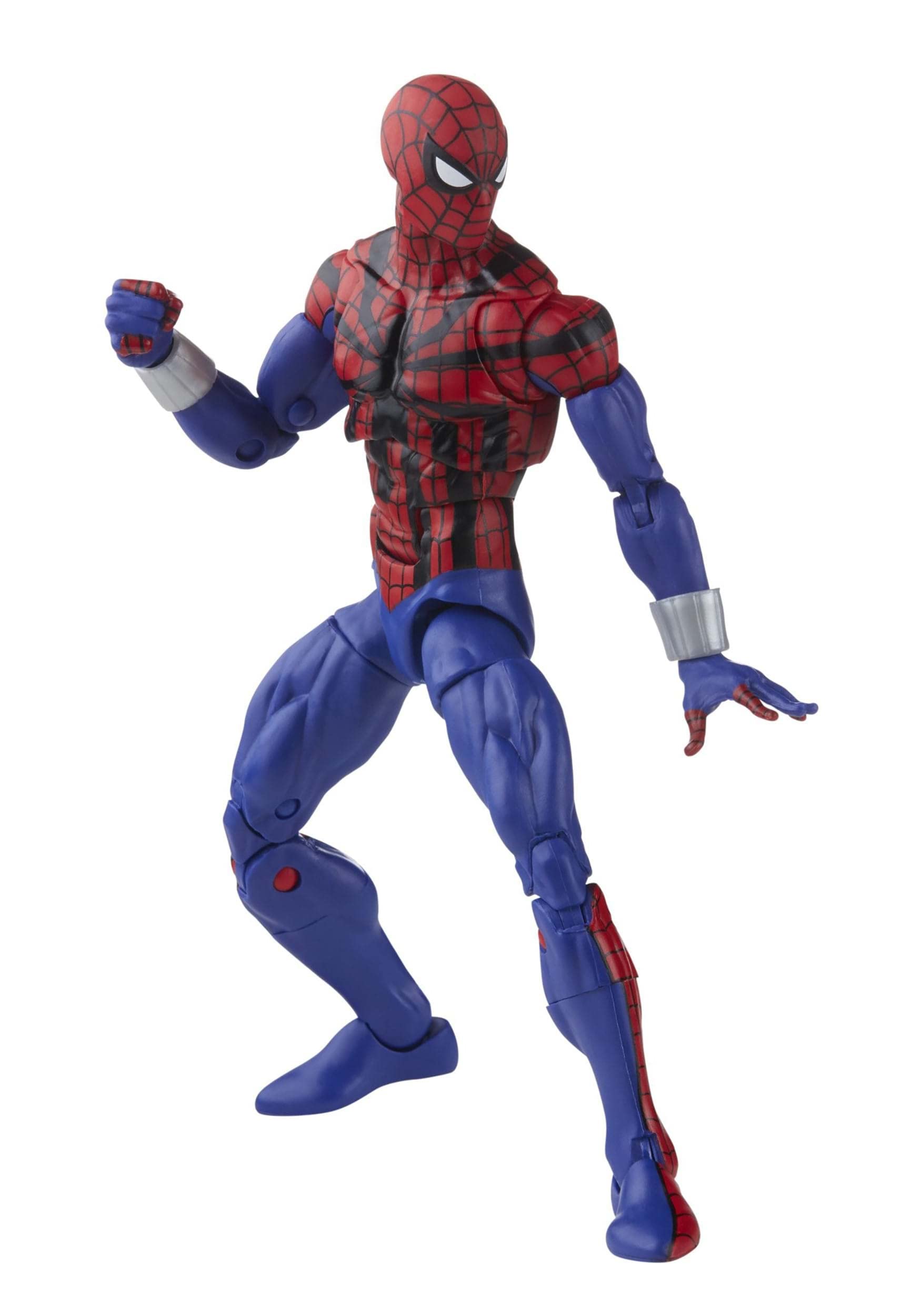 Spider-Man Marvel Legends Series 6-inch Ben Reilly Action Figure Toy with 5 Accessories (4 Hands + Web FX) | Collectible Superhero Figure for Display & Play | Perfect for Marvel Fans, Gift Giving & Action Figure Collections