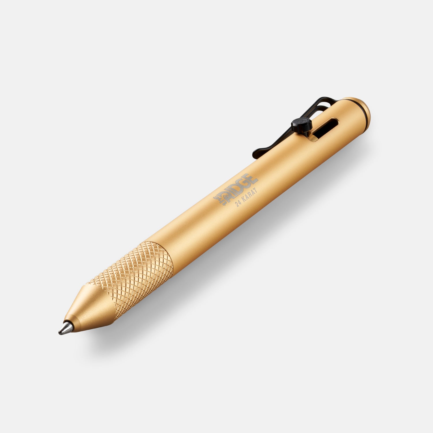 Premium Ridge Bolt Action Pen - 24K Gold Plated Tactical EDC Pen for Writing, Gifts & Everyday Carry | Perfect for Office, Travel & Outdoor Adventures