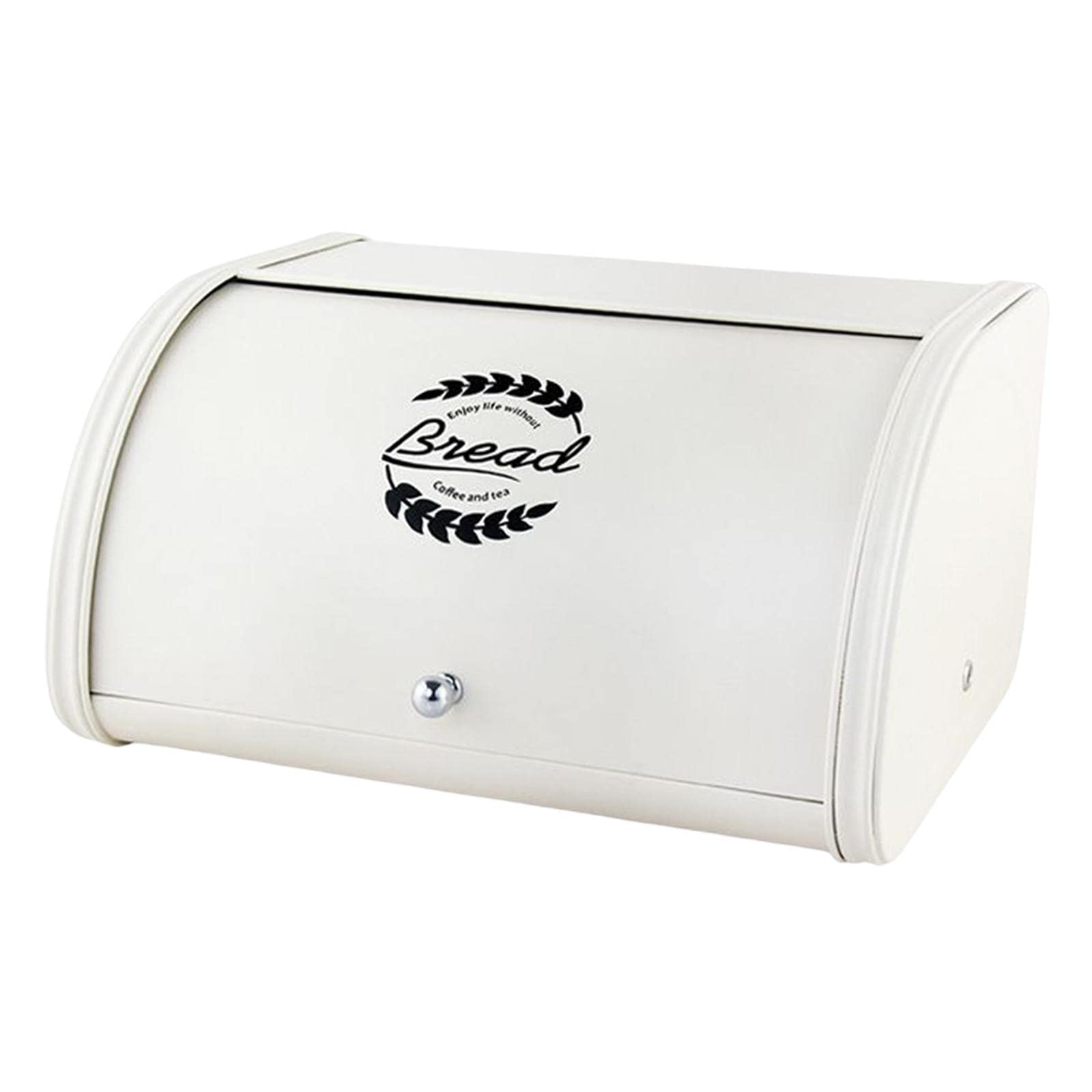 SunniMix Large White Waffle Bread Container - Countertop Bakery Storage Box for Fresh Bread, Pastries & Baked Goods - Perfect for Home Kitchens, Bakeries & Cafes