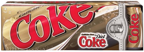 Diet Coke Caffeine-Free Soda, 12 oz Cans (24-Pack) - Refreshing Zero-Calorie Soft Drink for Parties, BBQs & Everyday Hydration