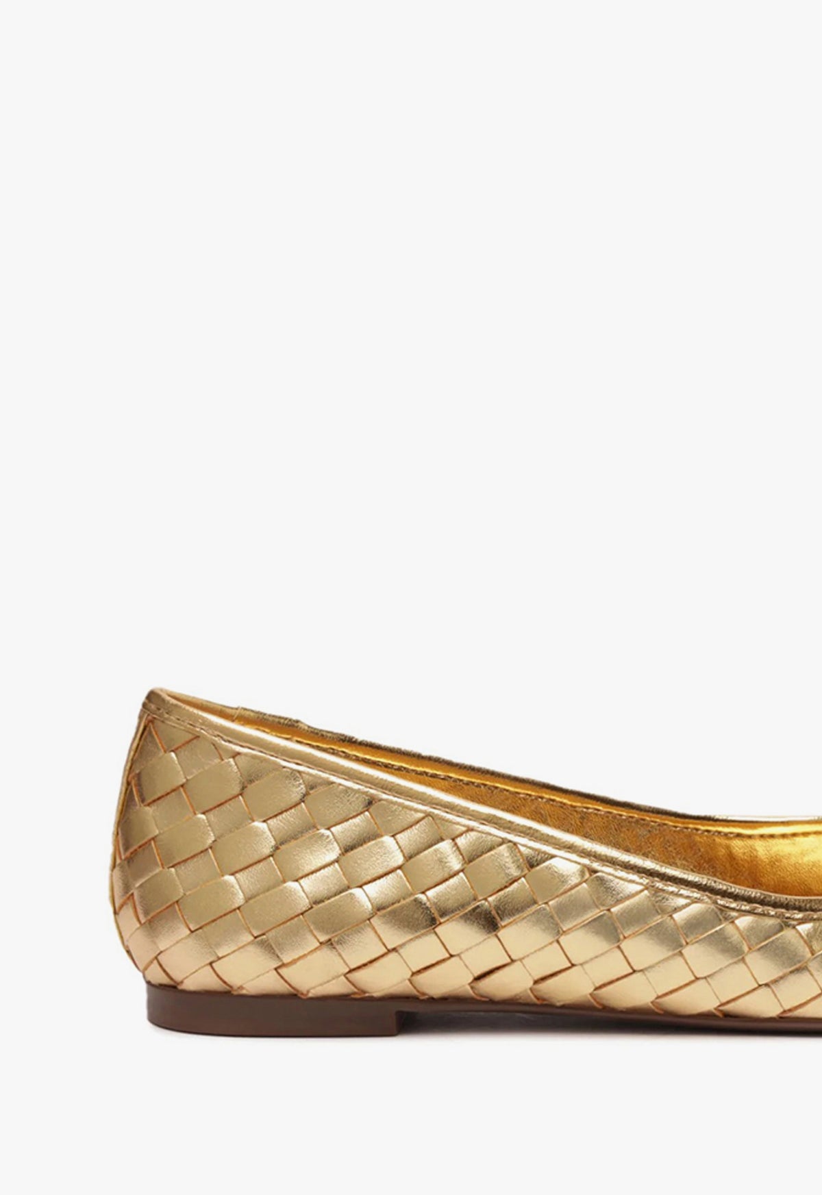 Arissa Women's Woven Leather Ballet Flats - Comfortable Slip-On Shoes for Work, Travel & Casual Wear