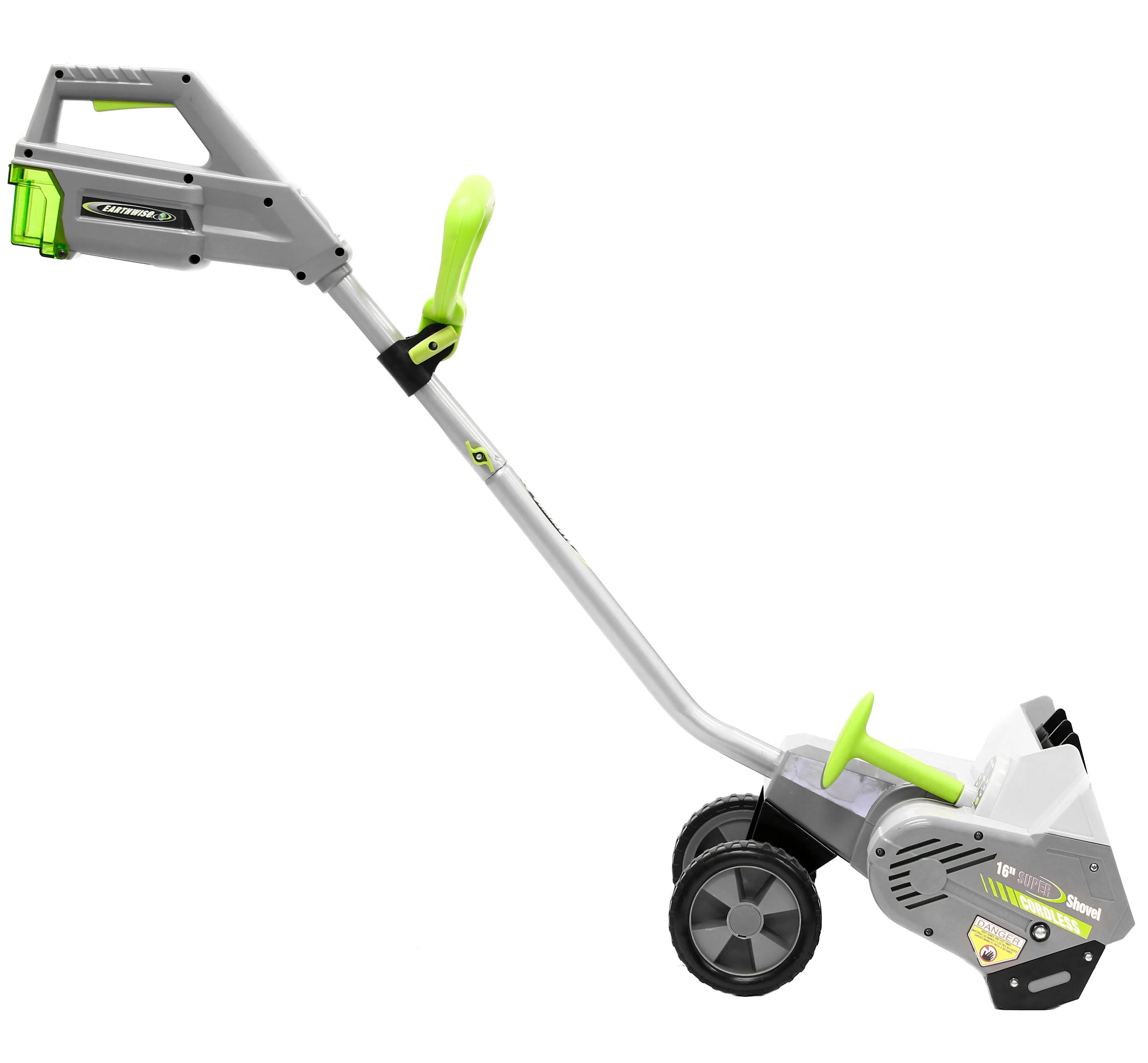 Earthwise SN74016 16-Inch 40V Cordless Electric Snow Blower with 4Ah Battery - Powerful Snow Removal for Driveways, Sidewalks & Small Yards