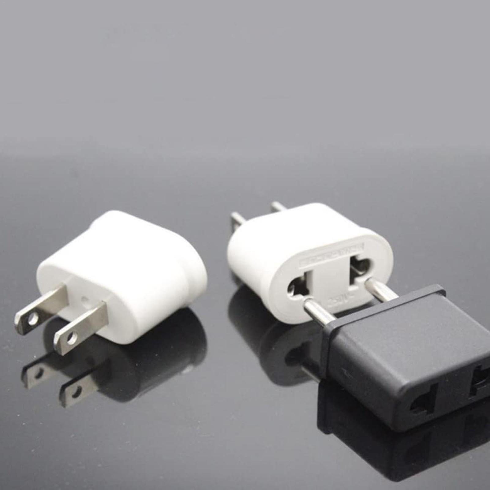 Universal Travel Plug Adapter - Worldwide Compatible Power Converter with US Standard Charger | Compact & Flameproof Design for Europe, Asia, Australia | Ideal for Business Travel, Vacations & International Trips | Charge Laptops, Phones & Devices Anywhere
