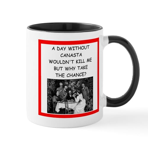White/Black Inside - Canasta Mug