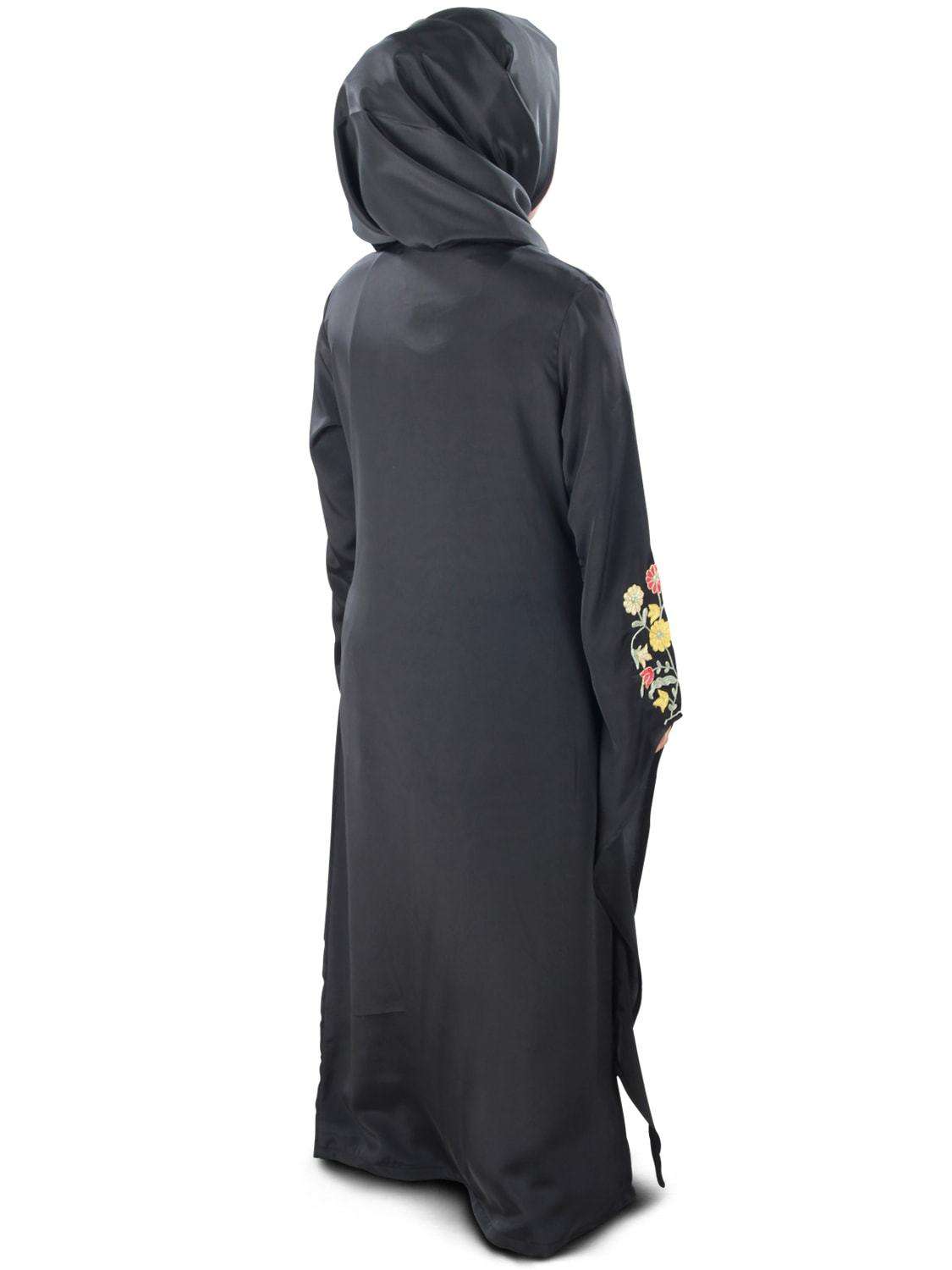 Stylish Sarah Kid's Abaya - Islamic Dress for Girls - Perfect for Eid, Mosque & Special Occasions