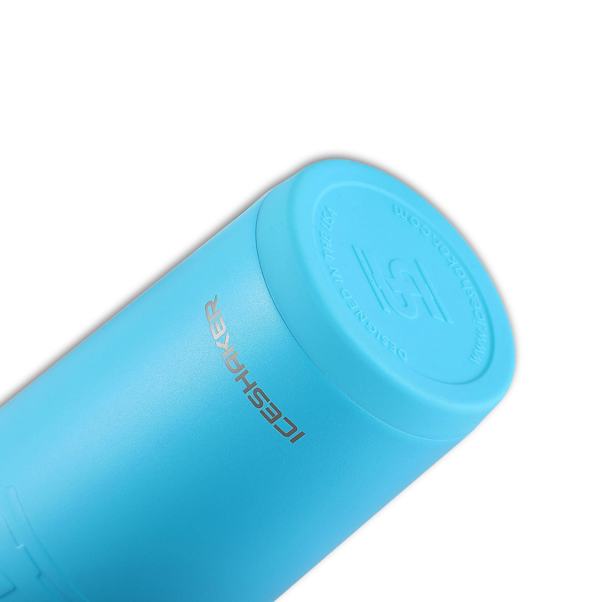 Ice Shaker Matte Series 26oz Shaker Bottle - Caribbean Blue | Leak-Proof Protein Mixer for Gym, Workouts & Travel | BPA-Free Sports Water Bottle