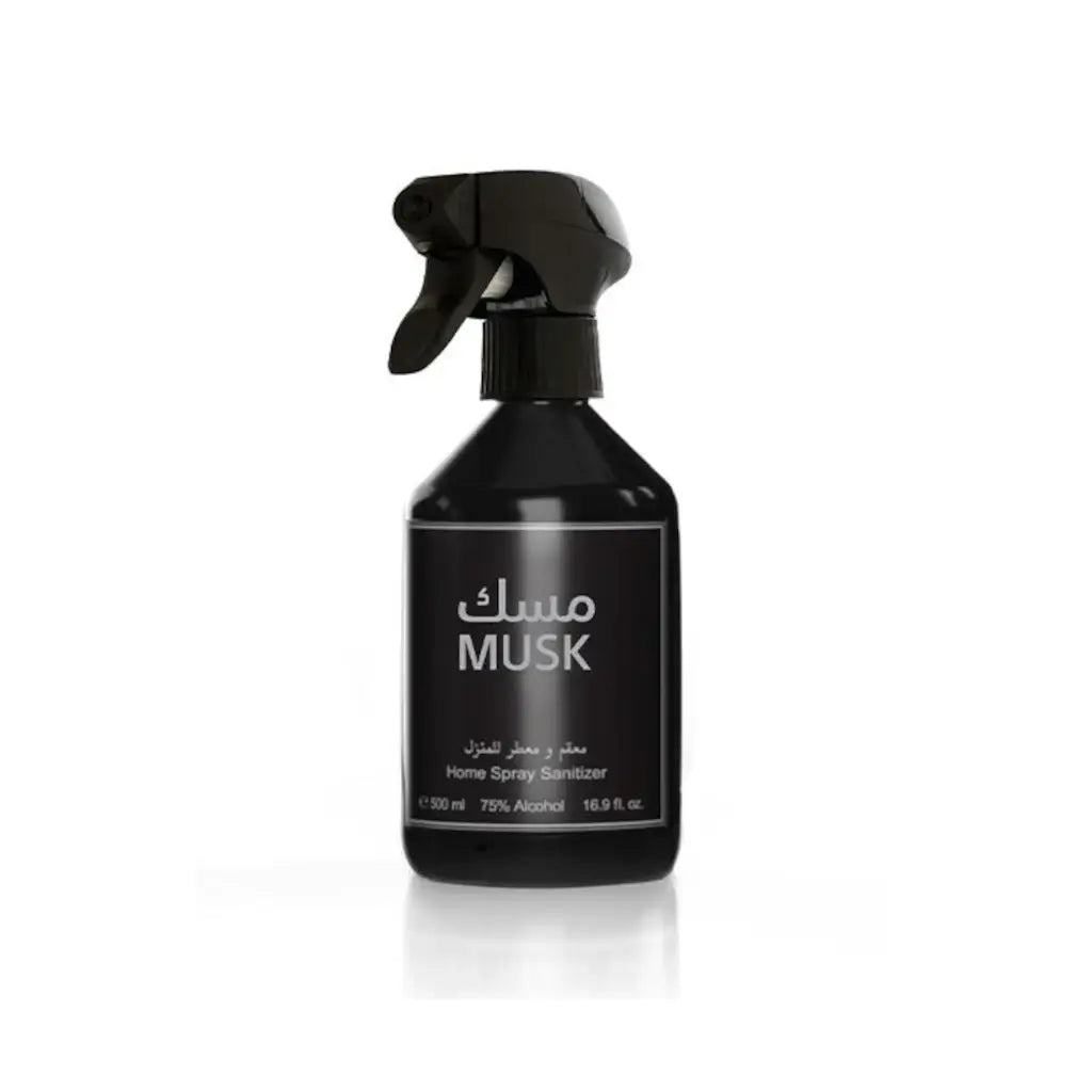500ml Musk Scented Hand Sanitizer Spray - Alcohol-Based Sanitizing Spray for Home, Office & Travel - Kills 99.9% Germs
