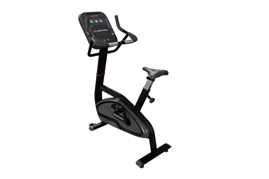 Star Trac 4 Series Upright Exercise Bike for Home Gym - Commercial Grade Cardio Equipment for Indoor Cycling & Fitness Training