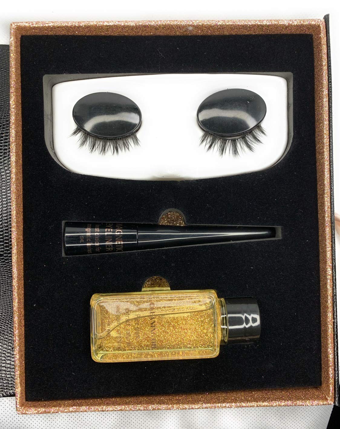 Lash'd Nola Magnetic Eyeliner & Silk Eyelashes Kit (C002) - Easy to Apply False Lashes for Natural or Glamorous Looks | Perfect for Weddings, Parties & Special Occasions