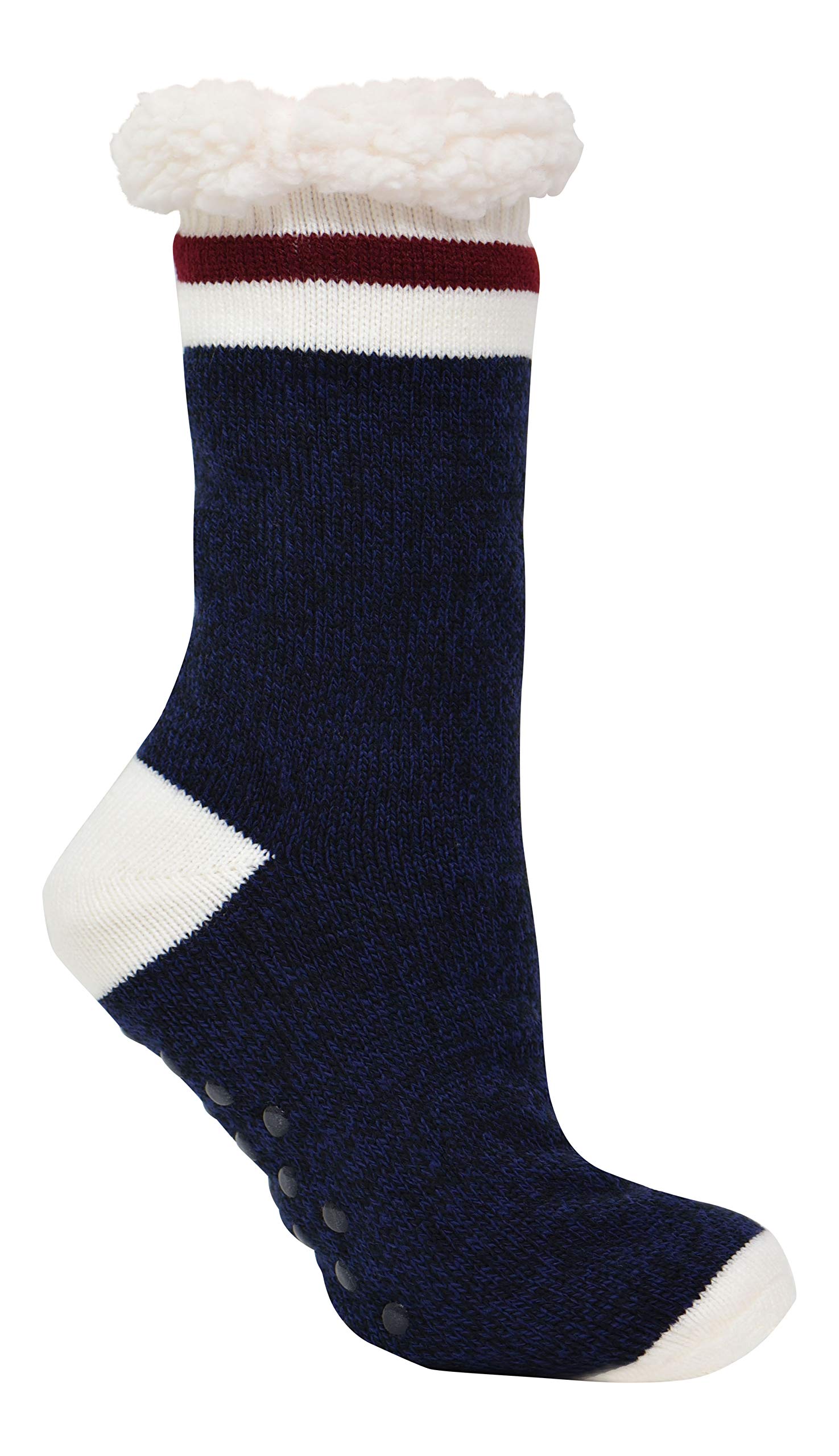 Polar Heat Women's Thermal Winter Socks - Acrylic Anti-Skid Warm Socks for Cold Weather - Perfect for Snow Boots, Hiking & Indoor Comfort