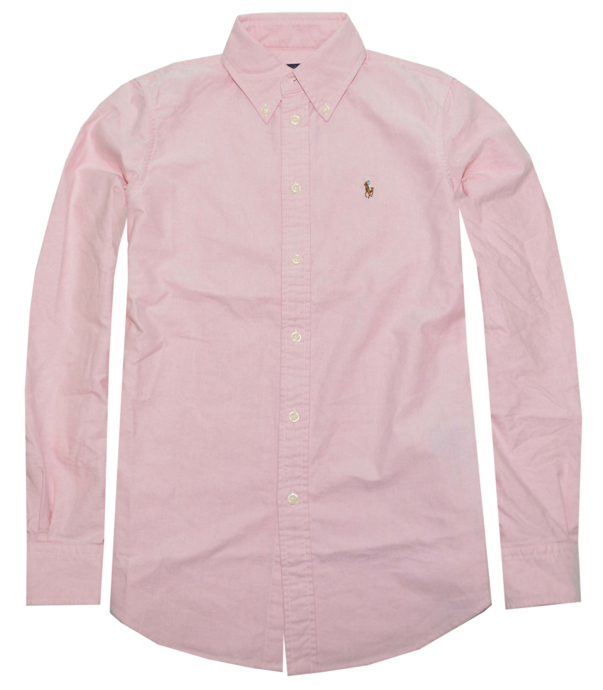 Ralph Lauren Women's Classic Fit Oxford Button Down Shirt - X-Small, Pink | Timeless Casual & Office Wear | Perfect for Work, Dates & Everyday Style