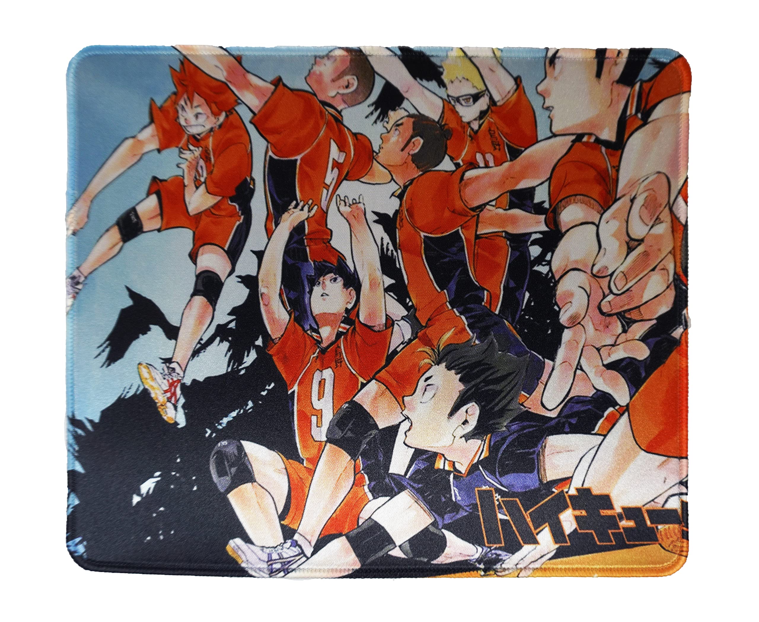 12x10 Inch Cartoon Volleyball Anime Cute Non-Slip Rubber Mouse Pad - Office & Gaming Desk Mat for Computer, Laptop, Workstation (Volleyball Collection Design)