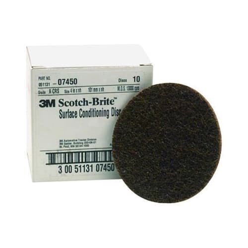 3M 07450 Coarse Surface Sanding Sponge - 4 Pack, Brown | Ideal for Woodworking, Drywall, and DIY Home Projects