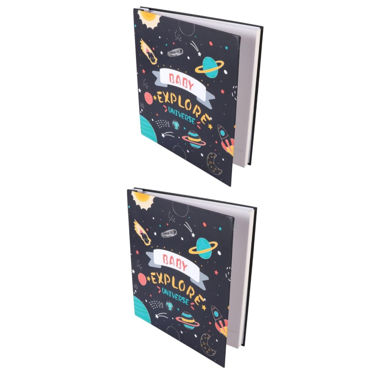 iFundom 2-Pack Scrapbook Photo Albums - Baby Memory Book, Wedding Album, Family Photo Organizer for Preserving Childhood Moments, Travel Memories & Special Events