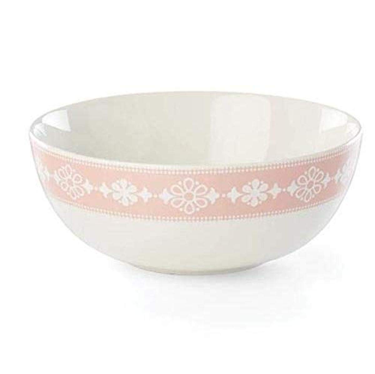 Lenox Easter Eyelet Serving Bowl - 3.65 LB Multicolor Porcelain Bowl for Holiday Dining, Easter Decor & Entertaining