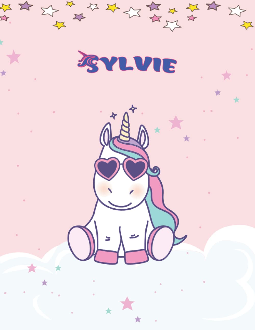Personalized Unicorn Notebook for Women & Girls - Wide Ruled 8.5x11 Inch Journal with 162 Pages | Perfect Birthday Gift for Students, Diary Writing & Note Taking | School, Office & Creative Use