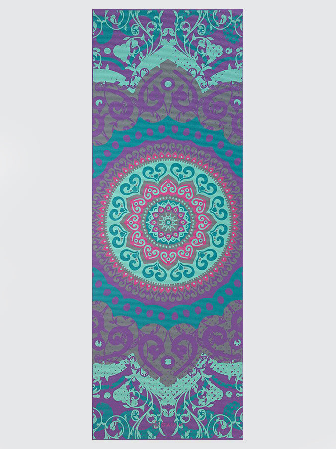 Gaiam Moroccan Garden Yoga Mat 4mm - Non-Slip Exercise Mat for Yoga, Pilates & Home Workouts - Perfect for Studio, Gym & Outdoor Use