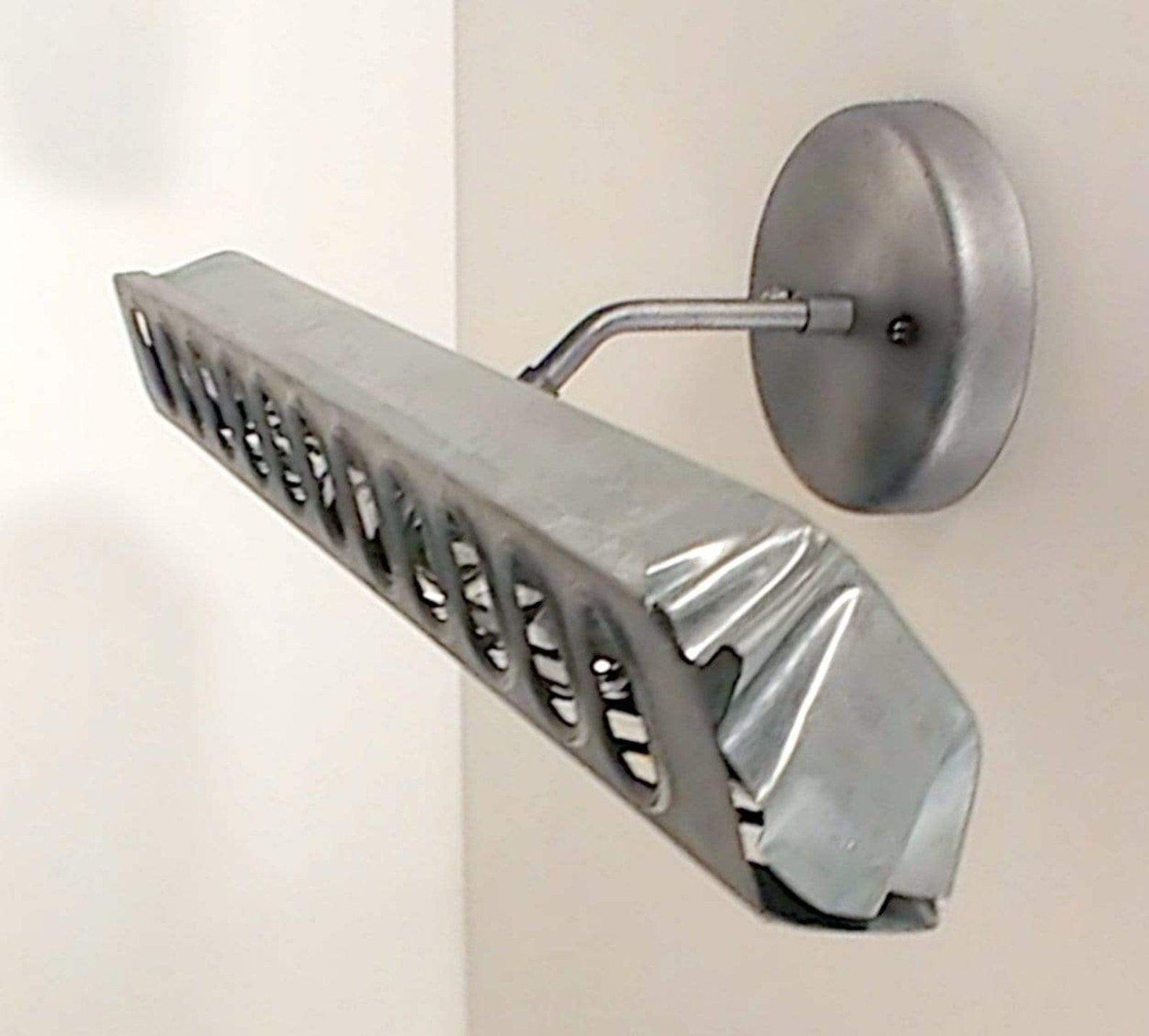 Galvanized Metal Chicken Feeder Wall Sconce Light - 18 Inch Farmhouse Vanity Lighting for Bathroom, Bedroom & Kitchen Decor
