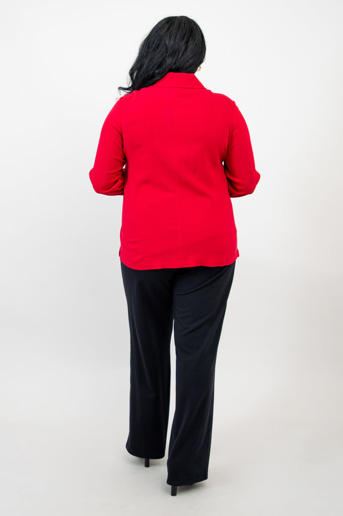 Lauren Jacket - Soft Linen Bamboo Fabric for Women | Perfect for Casual Outings & Office Wear