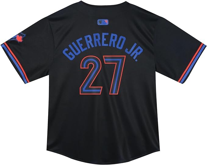 Vladimir Guerrero Jr. Blue Jays 2024 City Connect Limited Edition Navy Jersey for Kids - Youth Sizes 4-16 | Perfect for Baseball Games, Fan Events & Collectibles