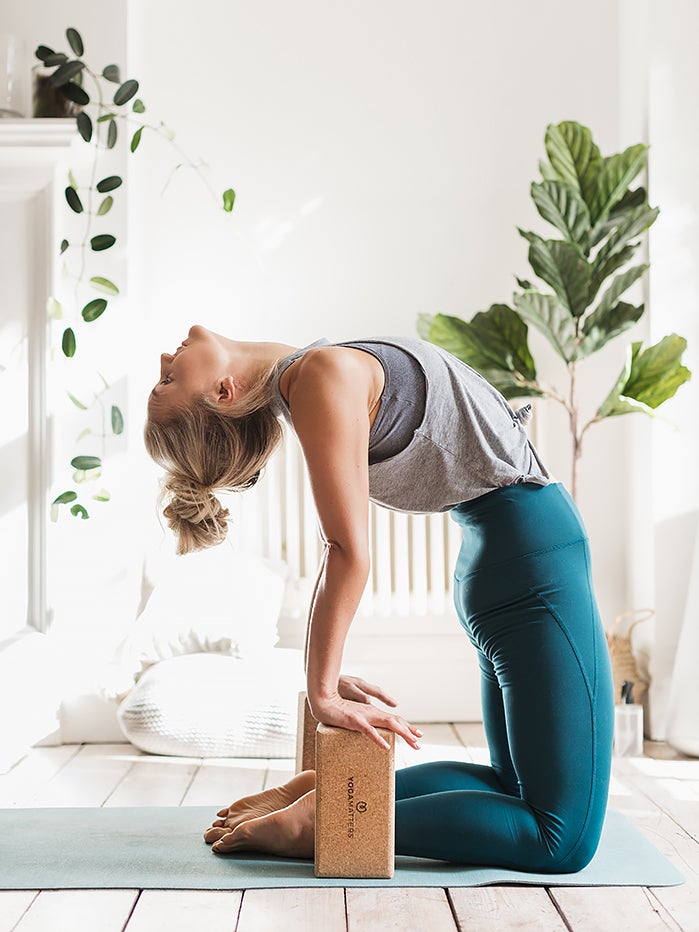 Yogamatters Cork Brick Box of 32 - Premium Yoga Blocks for Stability & Support - Perfect for Yoga, Pilates & Meditation Practice