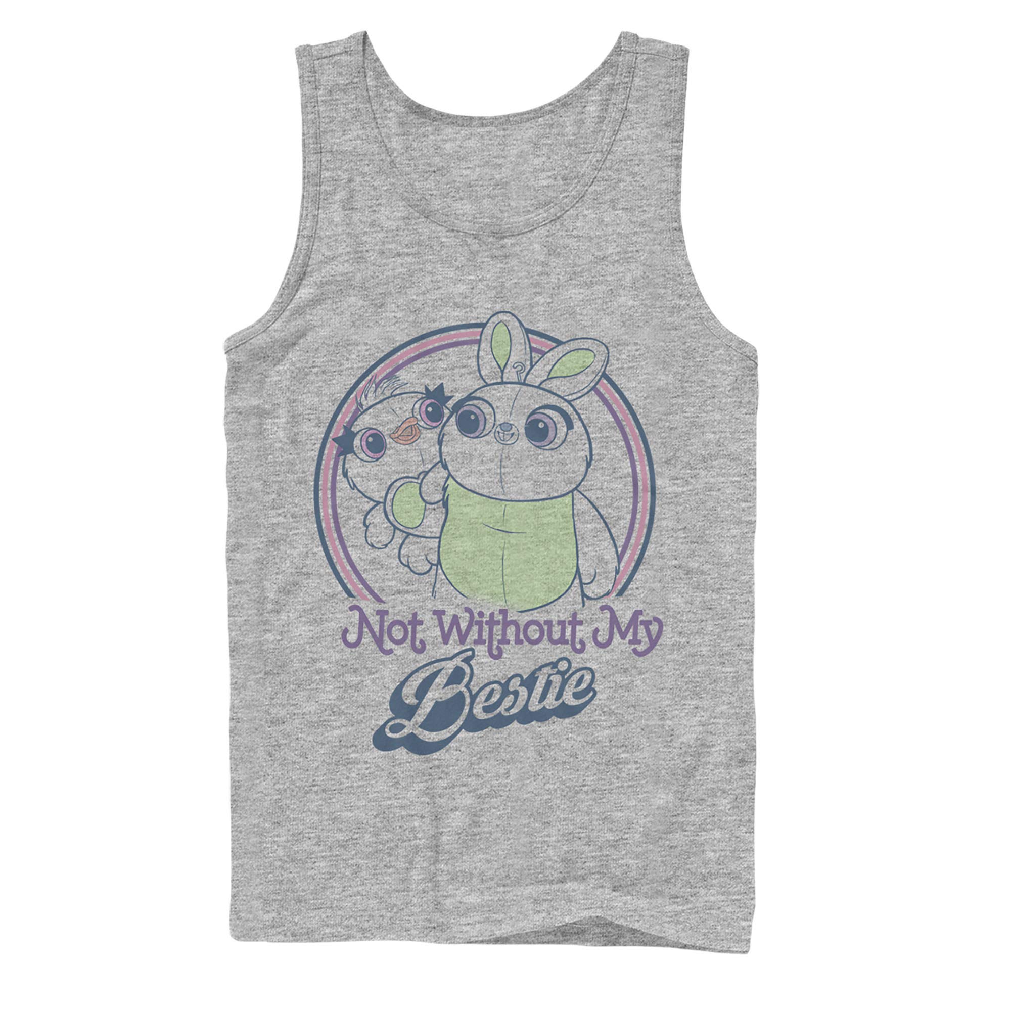 Disney Toy Story Ducky & Bunny Besties Men's Graphic Tank Top - Casual Summer Tee for Fans, Gifts & Cosplay