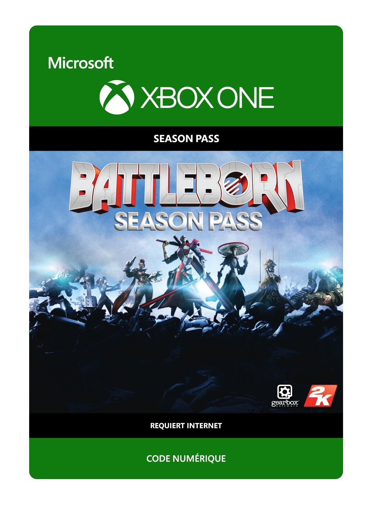 Battleborn Season Pass - Digital Download Code for Xbox One | Unlock Exclusive Content & Characters | Perfect for Multiplayer Gaming & Online Battles