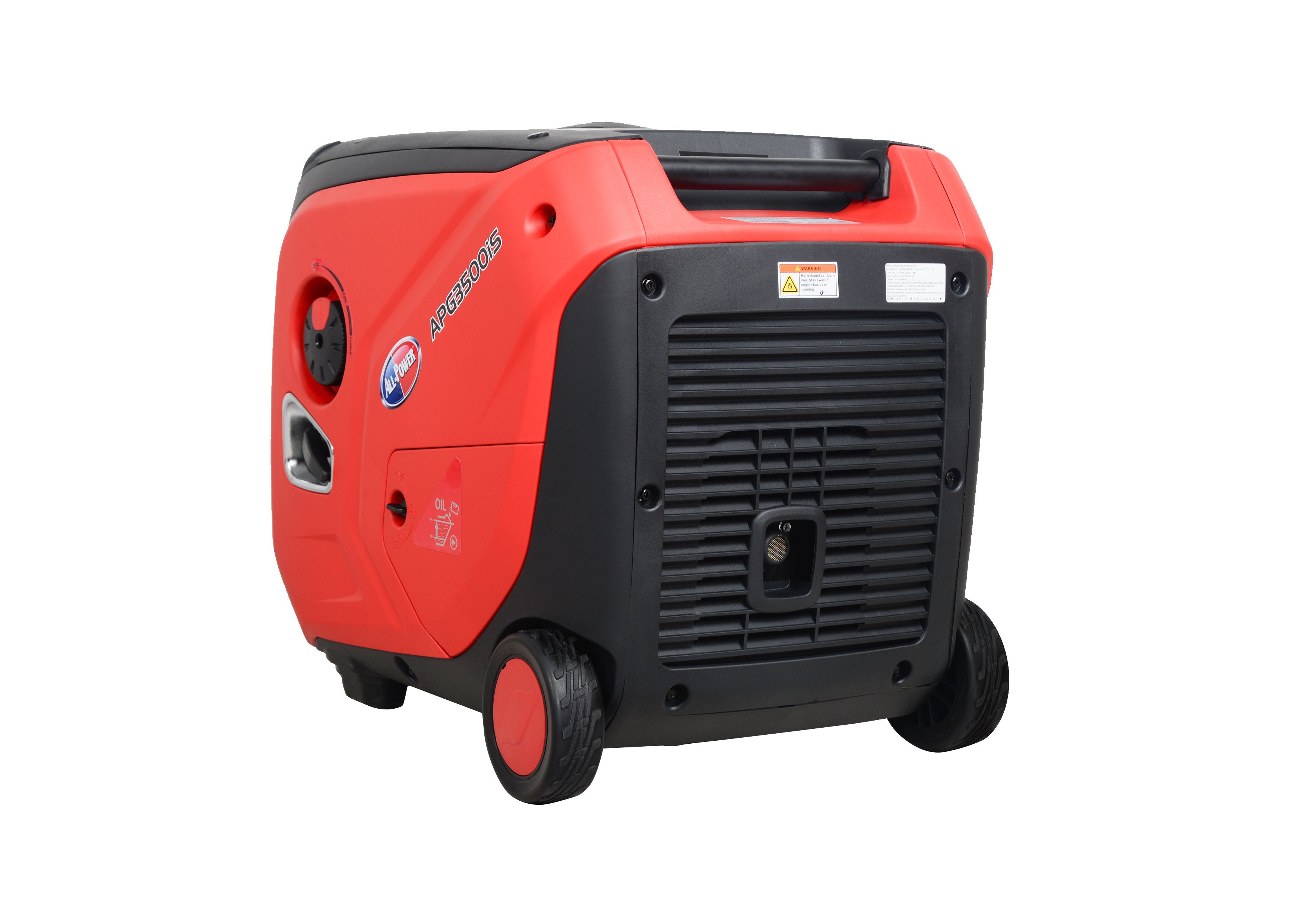 All Power America APG3500IS 3500W/4300W Portable Inverter Generator with Recoil Start - Perfect for Camping, RV Trips & Emergency Power Backup