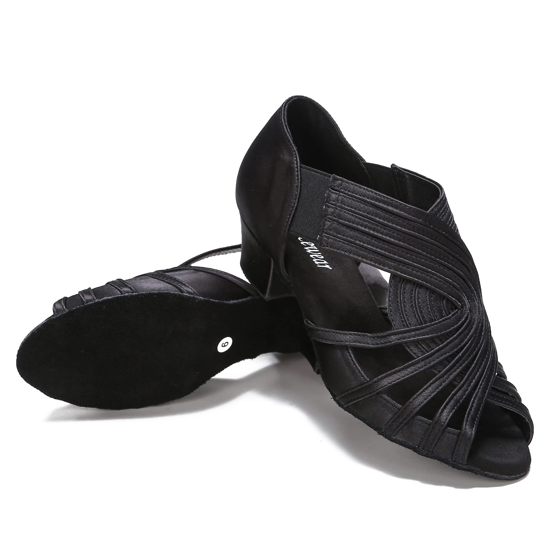 Women's Latin Dance Shoes for Salsa, Bachata & Swing - Comfortable Low Heel Ballroom Practice Shoes | Perfect for Social Dancing, Performances & Dance Classes