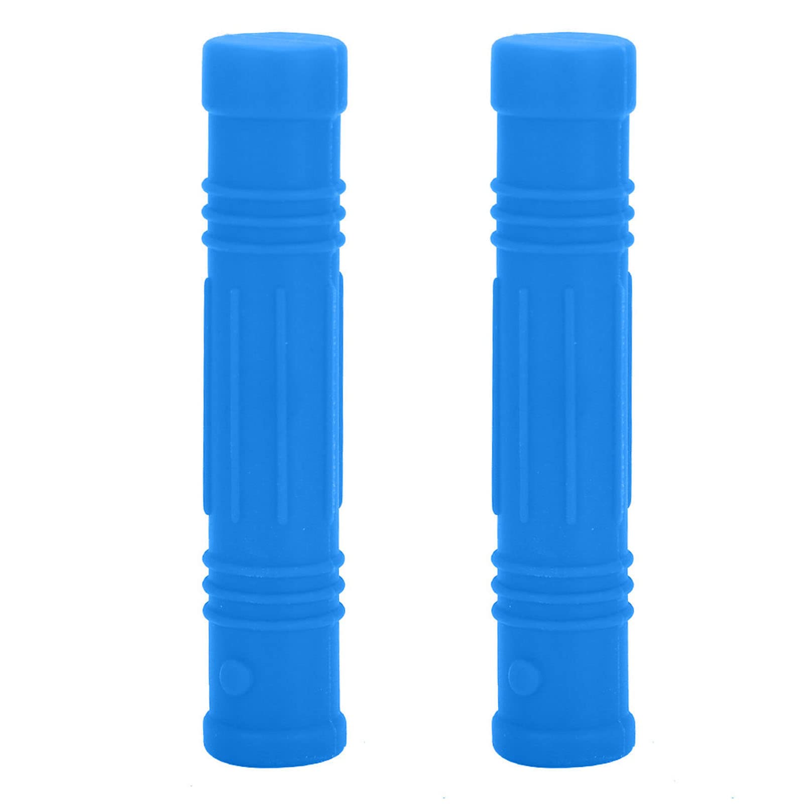 FILFEEL Silicone Chewable Pencil Toppers for Kids - Sensory Fidget Toys for Anxiety Relief, ADHD & Autism - BPA-Free Oral Motor Chew Toys for Classroom & Home Use (Blue)