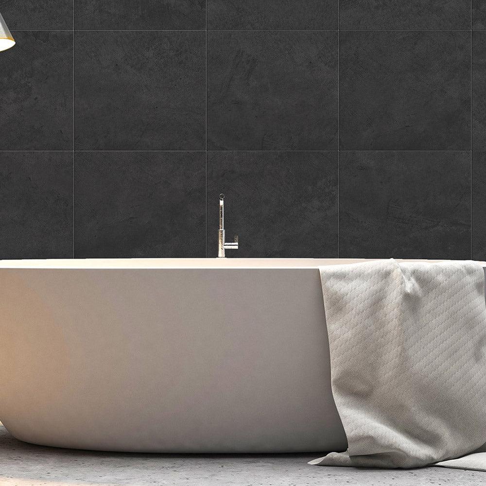 Premium Key West Charcoal 450x450mm Matte Porcelain Tile - Durable & Stylish Flooring for Kitchens, Bathrooms & Living Spaces