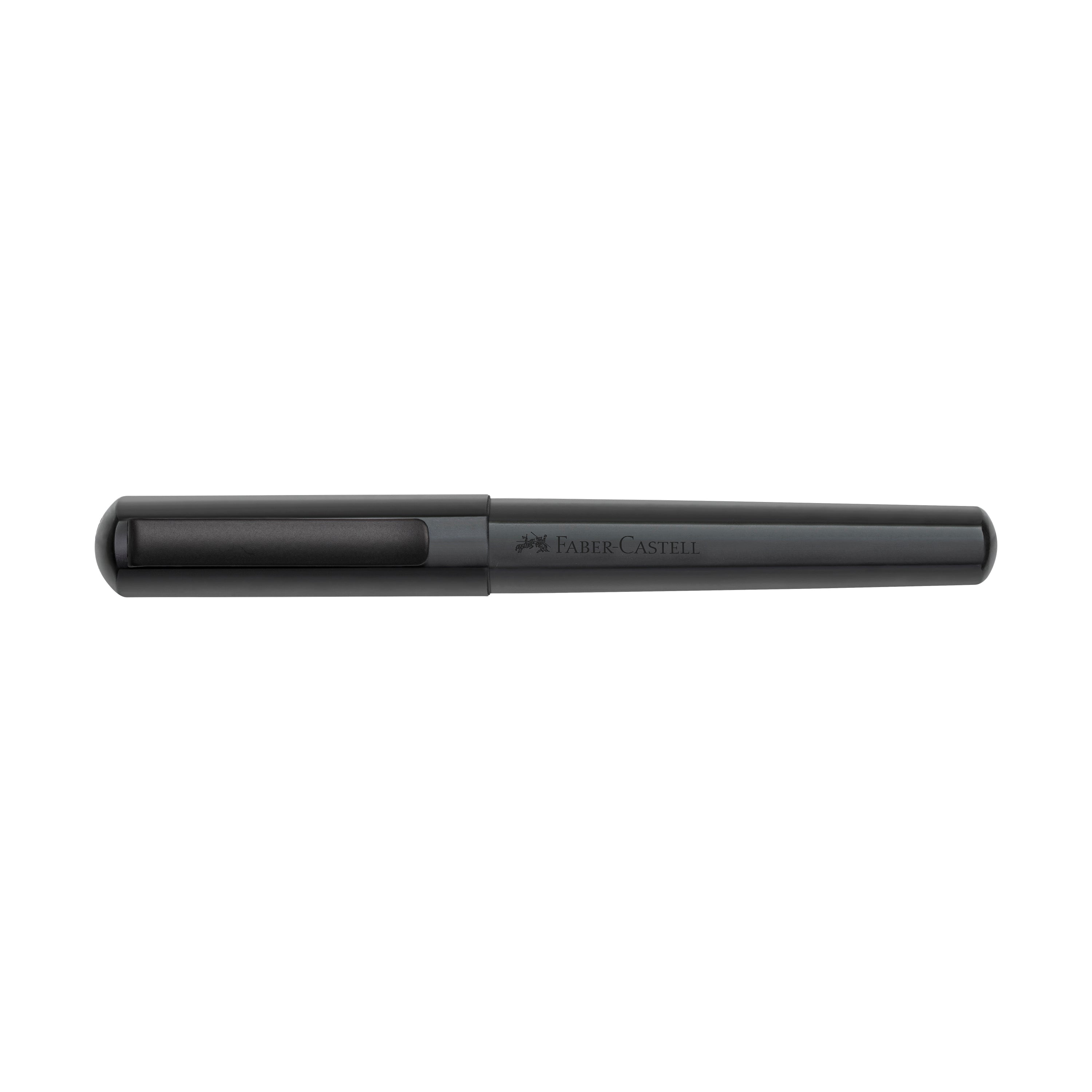Faber-Castell HEXO Matte Black Rollerball Pen - Premium Writing Instrument for Office, School & Journaling - Smooth Ink Flow for Everyday Use