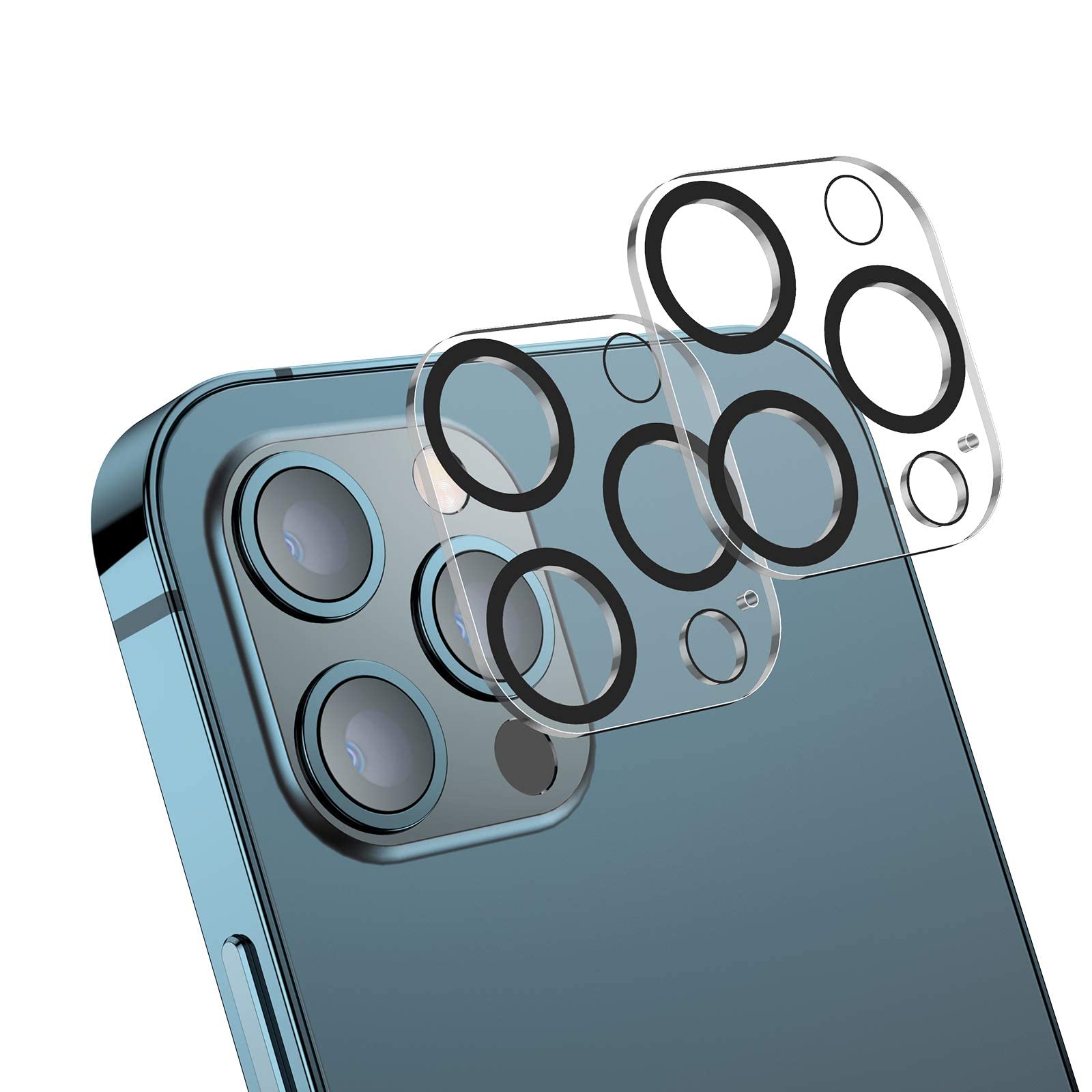 [2 Pack] iPhone 12 Pro Max Camera Lens Protector - Tempered Glass Screen Protector, Case Friendly, Bubble-Free, HD Clear, Anti-Scratch for Enhanced Protection | Perfect for Outdoor Adventures, Travel & Daily Use