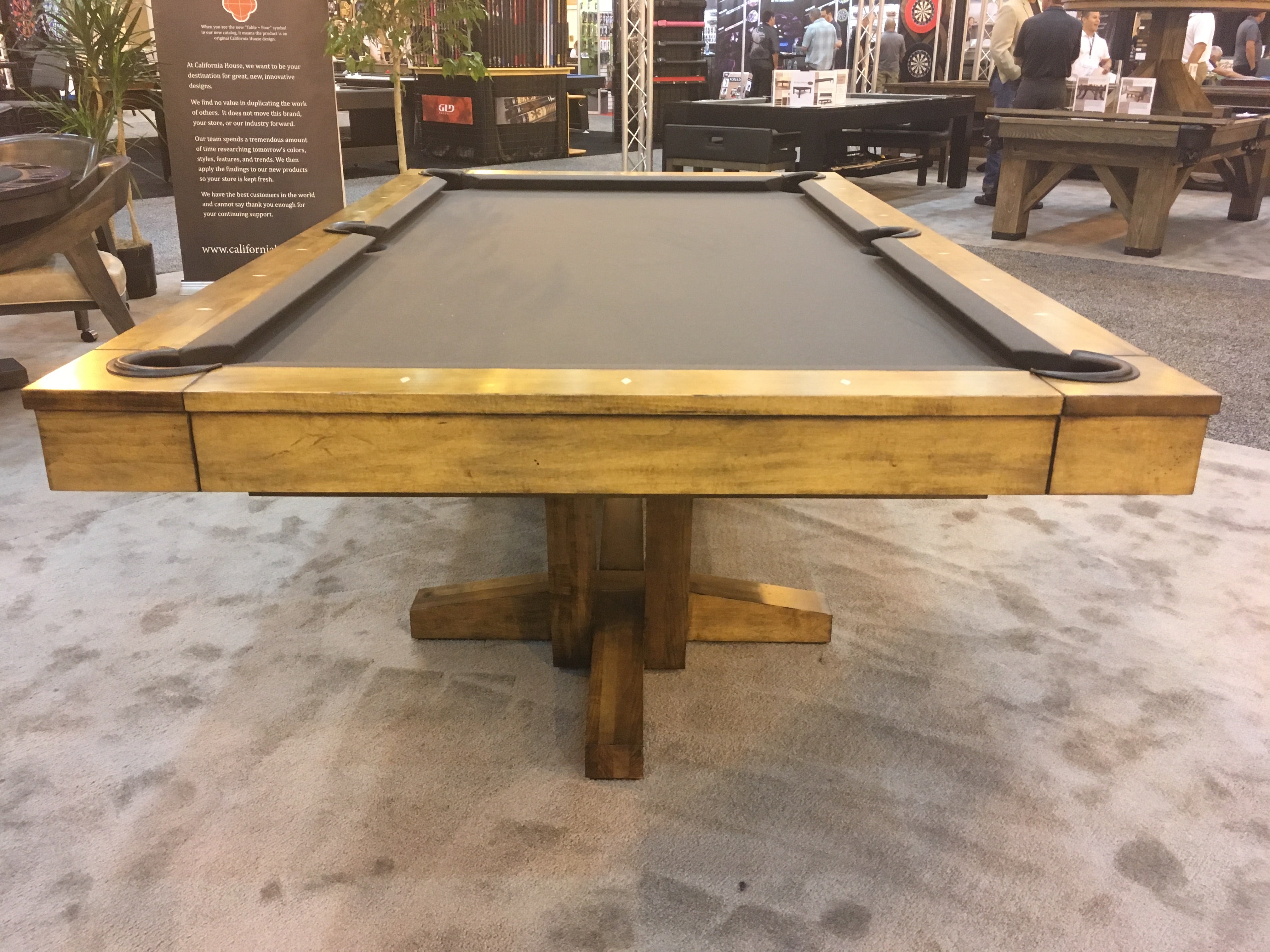 Premium California House Petaluma Pool Table - Professional 8ft Billiard Table for Game Room, Bar & Man Cave | Perfect for Home Entertainment & Sports Enthusiasts