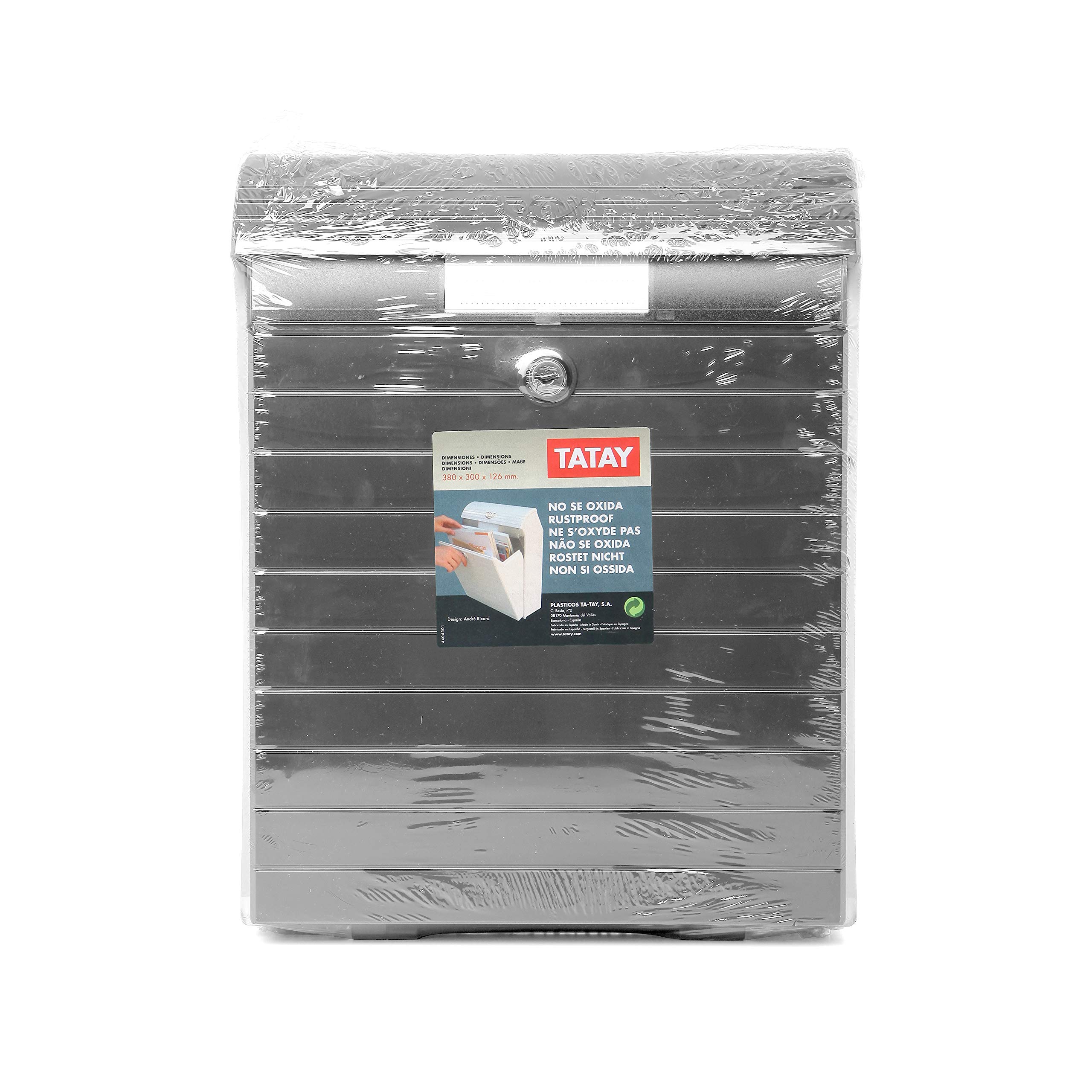 Large Outdoor Mailbox - Waterproof & Durable Anthracite Grey Post Box with High Capacity for Newspapers & Magazines - Perfect for Homes, Apartments & Offices