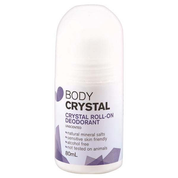Unscented Body Crystal Roll-On for Natural Deodorant & Freshness – Perfect for Gym, Travel & Daily Use