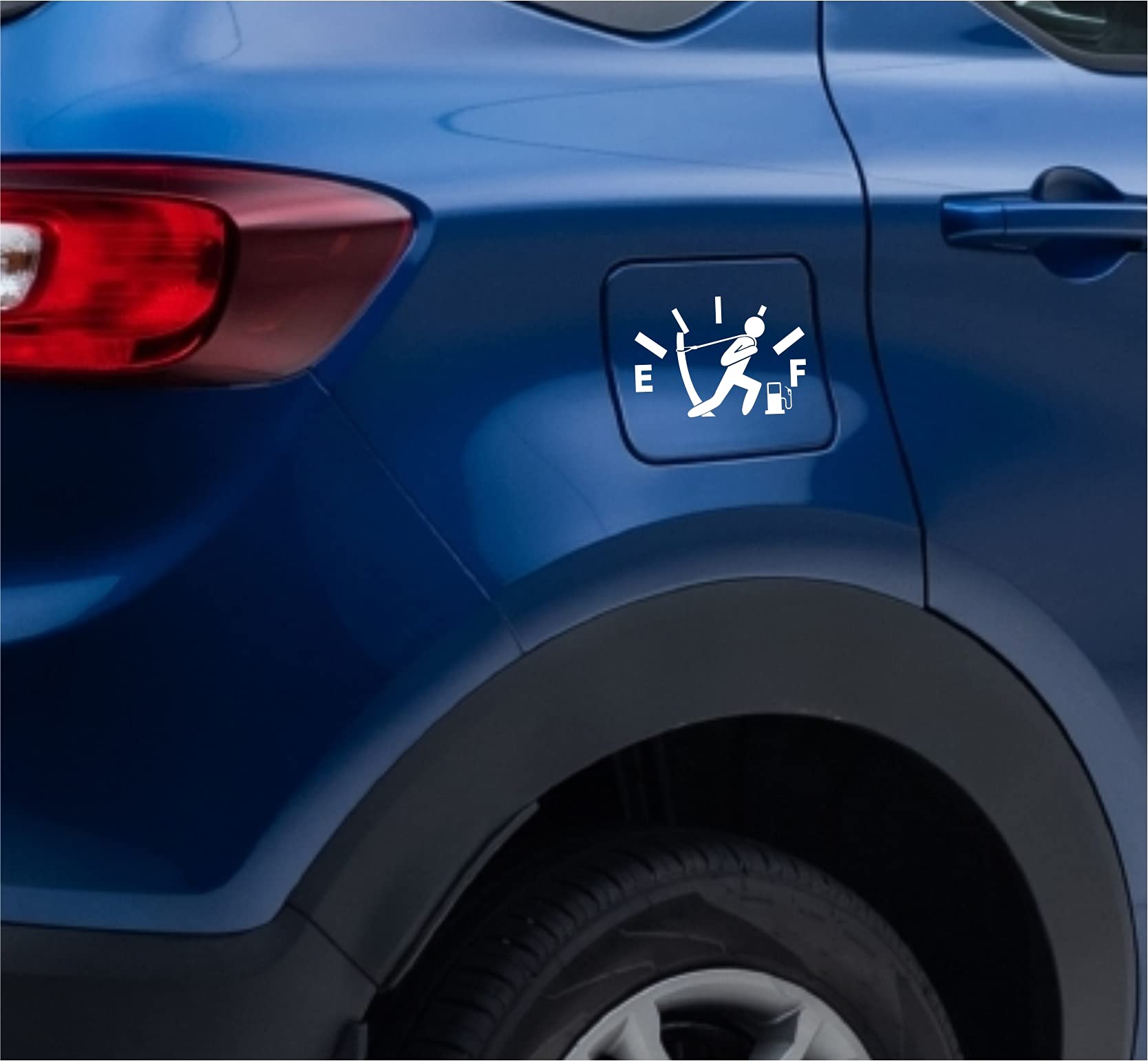 Premium INDNONE Car Fuel Tank Stickers - Petrol & Diesel Design Decals for Cars, Trucks & SUVs - Waterproof Vinyl Decals for Fuel Caps & Gas Tanks (Great for Personalization & Vehicle Customization)
