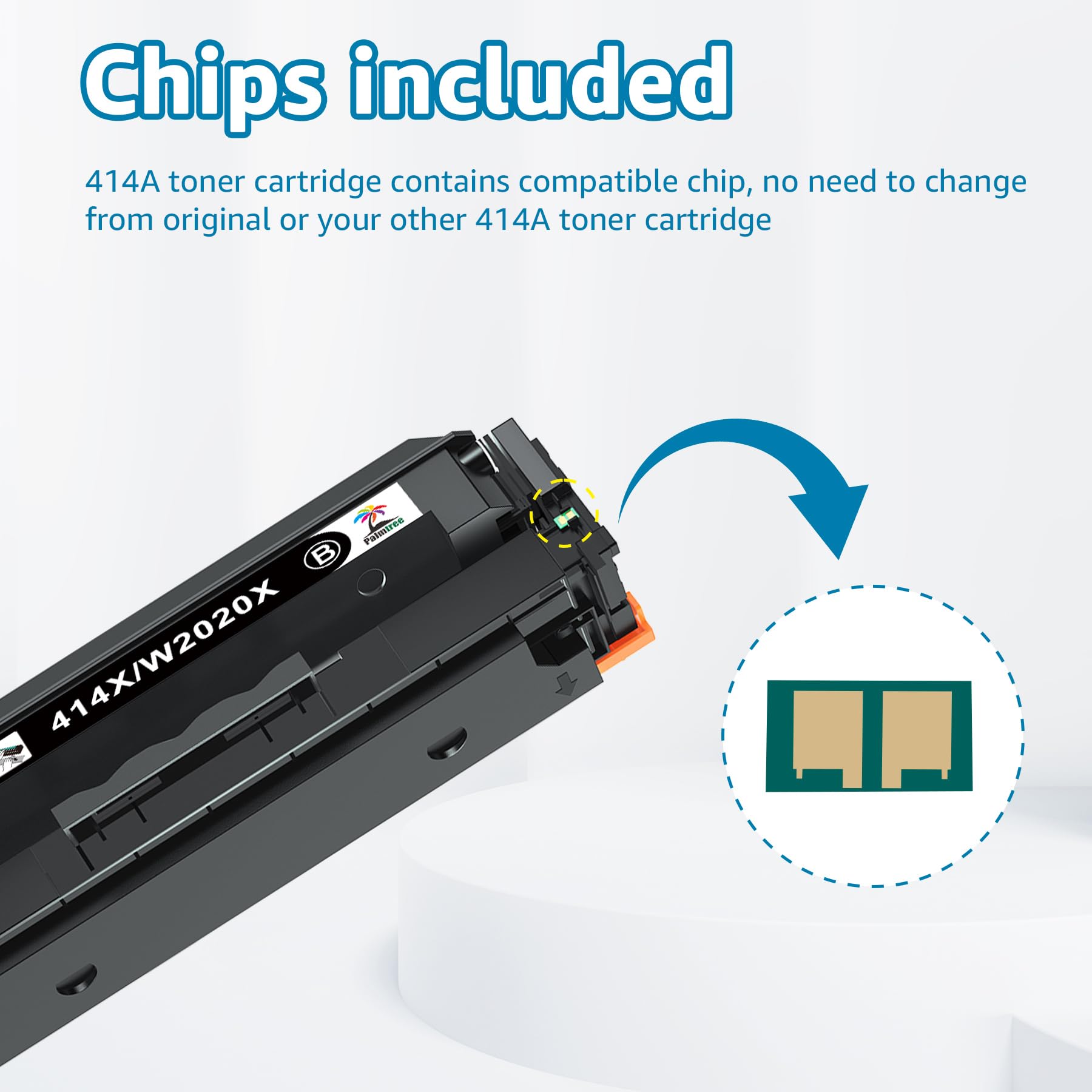 HP 414X 414A Compatible Toner Cartridge Replacement (4-Pack, CMYK) for Color LaserJet Pro MFP M479fdw M479fdn M479dw M454dw M454dn M455dn MFP M480f - High-Yield Printing for Office & Home Use