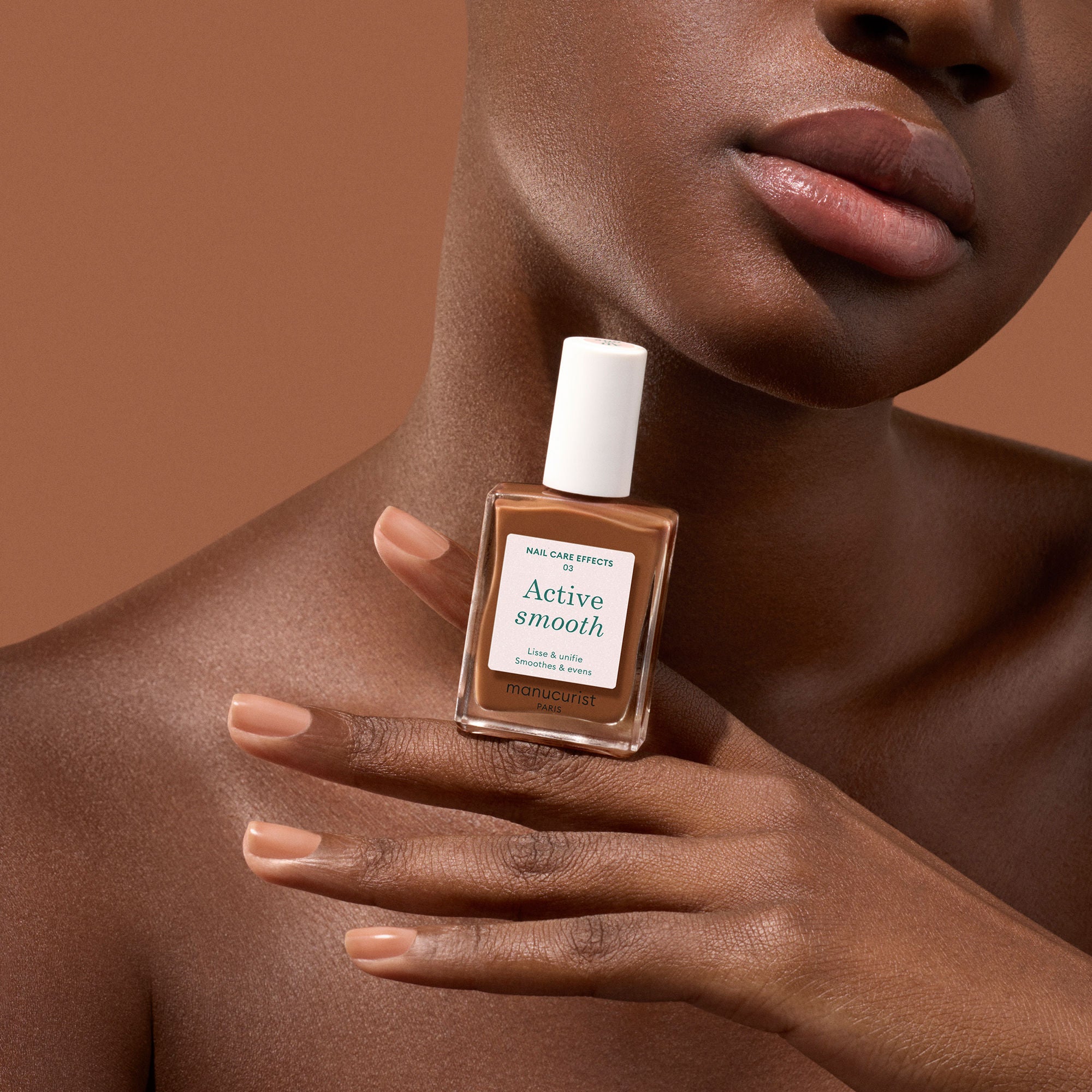 Manucurist Active Smooth 1 - Vegan Nail Polish for Strong & Healthy Nails - Perfect for At-Home Manicures & Nail Care