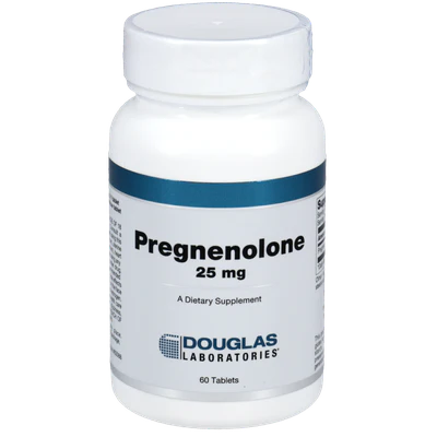 Douglas Labs Pregnenolone 25mg Supplement - Supports Hormone Balance & Stress Relief - Ideal for Men & Women Seeking Natural Wellness Support