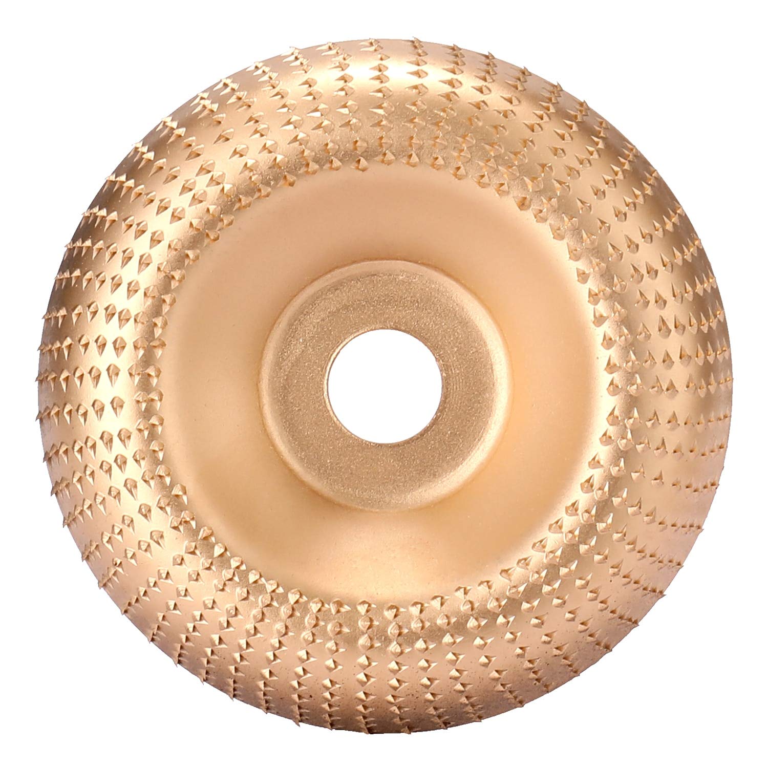 85/100mm Wood Angle Grinding Wheel - Tungsten Carbide Coated Abrasive Disc for Sanding, Carving & Shaping - Fits Rotary Tools & Angle Grinders - Perfect for Woodworking, DIY Projects & Metal Polishing (Black)