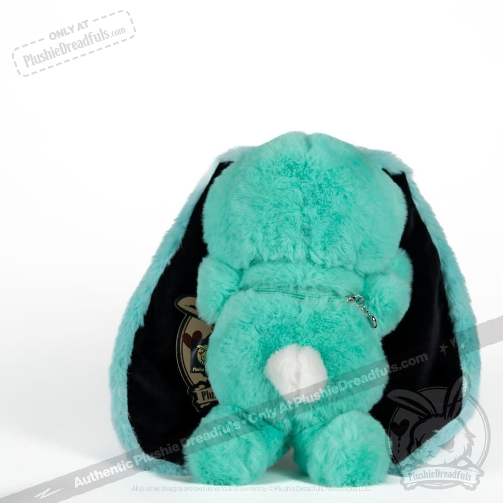Plushie Dreadfuls Anxiety Rabbit Stuffed Animal - Teal Limited Edition Soft Plush Toy for Stress Relief & Emotional Support | Perfect Gift for Anxiety Sufferers, Therapy Comfort & Bedroom Decor
