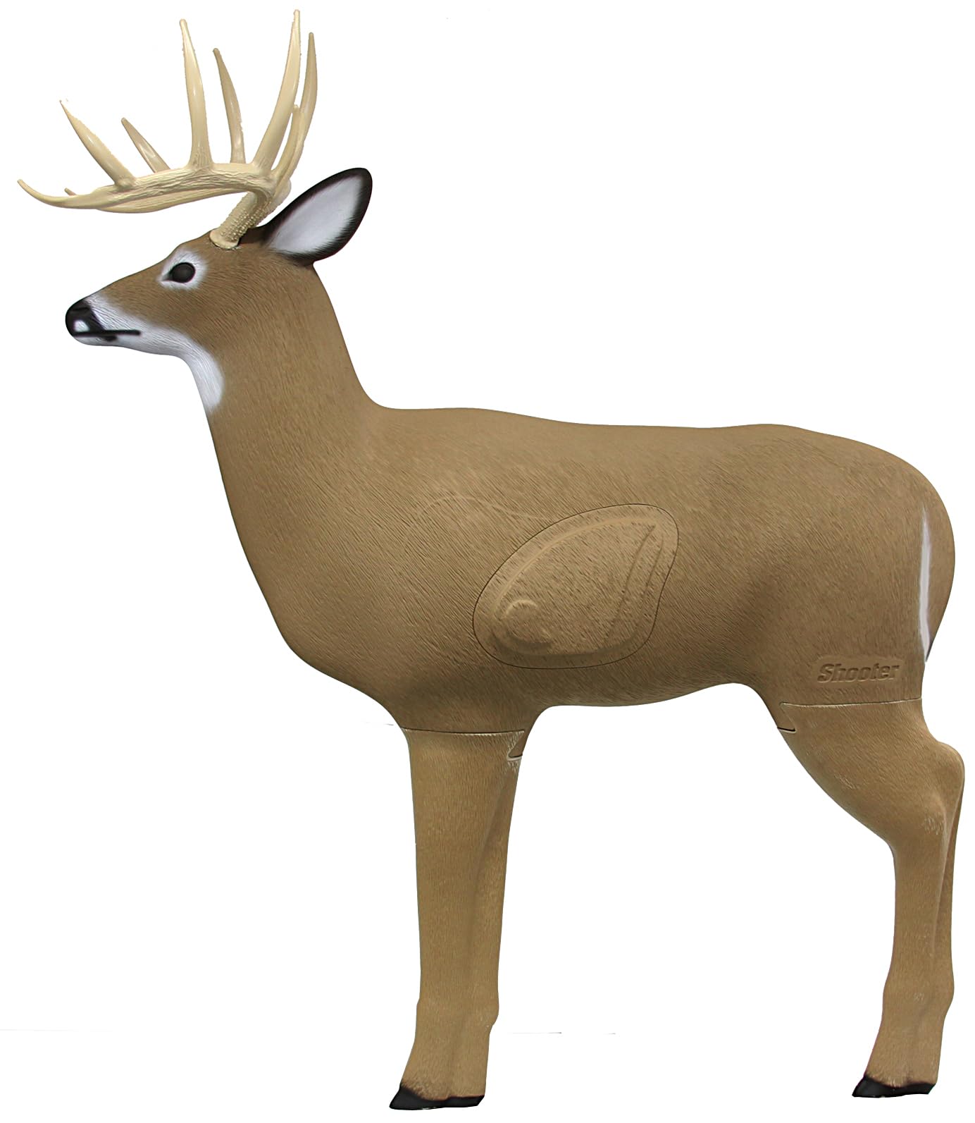 Field Logic Big Shooter Buck 3D Archery Target with Replaceable Insert Core - Realistic Deer Hunting Practice Target for Bow & Arrow Training - Perfect for Backyard, Range, and Outdoor Shooting Practice